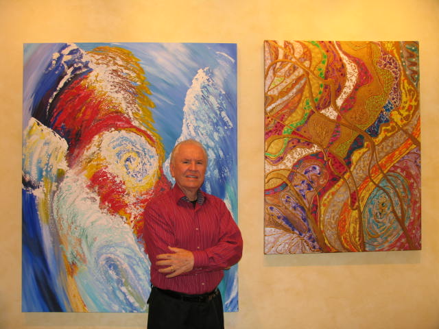 William Eatmon in his Pebble Beach California Studio