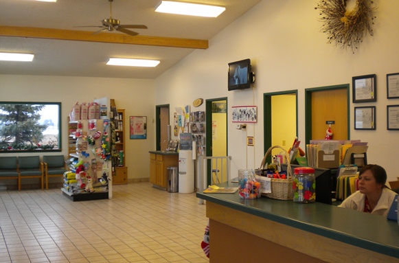 Front reception area