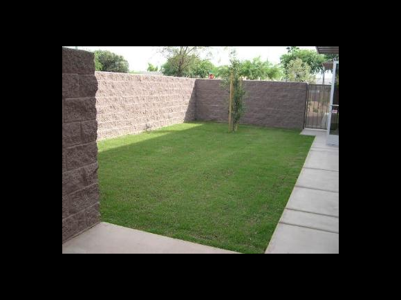 Enclosed Grass Area