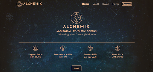alchemix home page