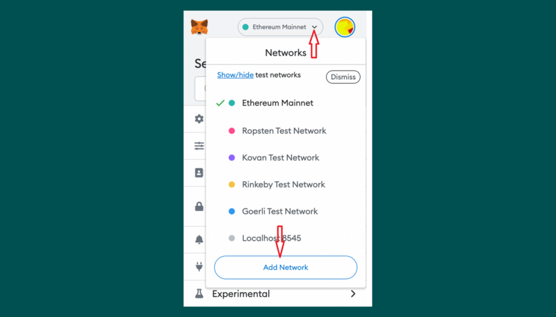 Add Canto to Metamask