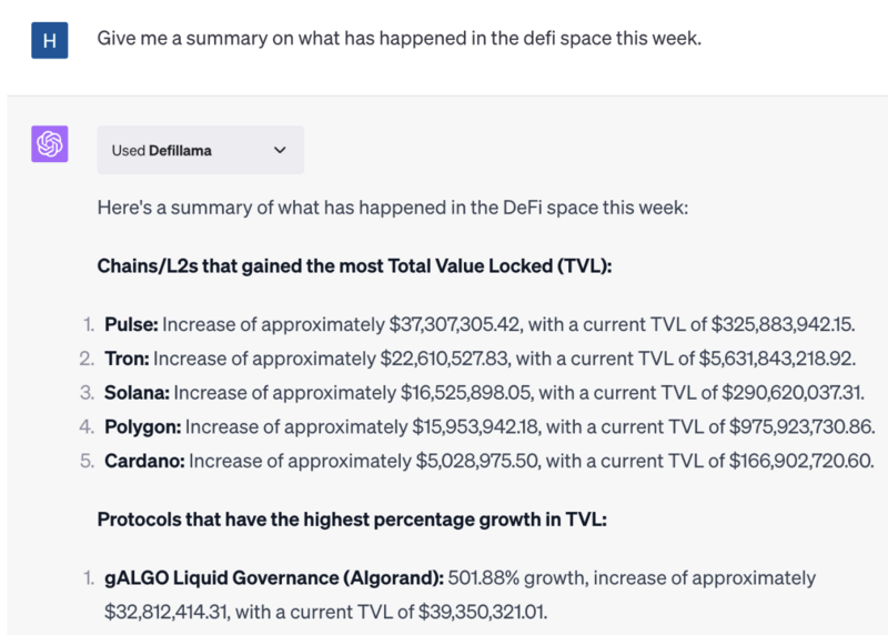 Summary defi