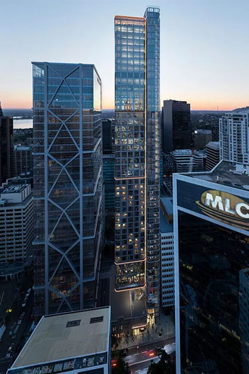 88 Walker Street, has just been re-submitted to be the tallest building in North Sydney, forming part of the new core of the North Sydney CBD.