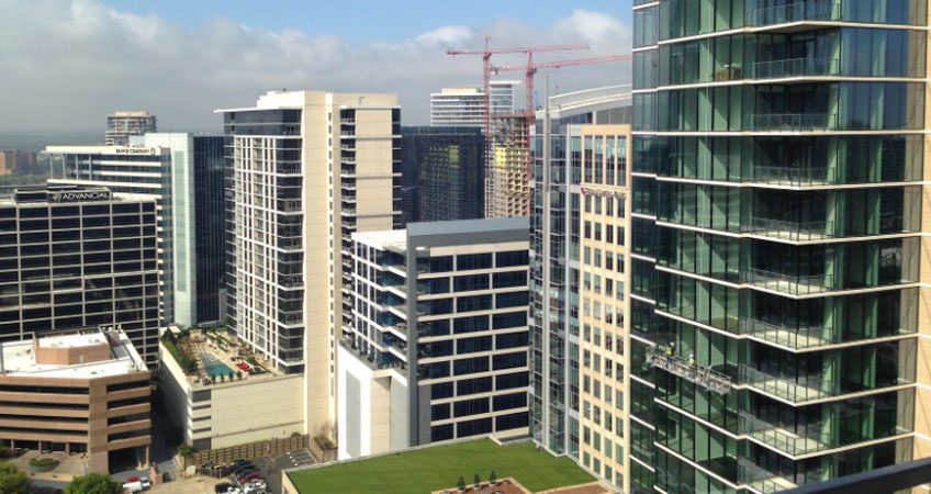 With land prices in Uptown reaching new highs, developers aren't pulling back from new projects. (Steve Brown)