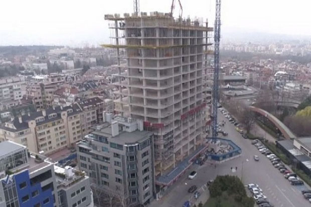 The 34-story Sofia skyscraper has been put on hold.