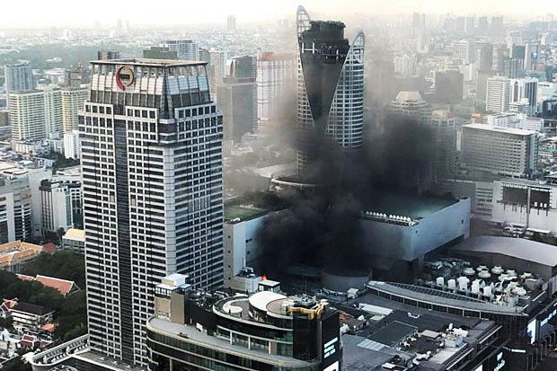 Bangkok Fire Photoshop