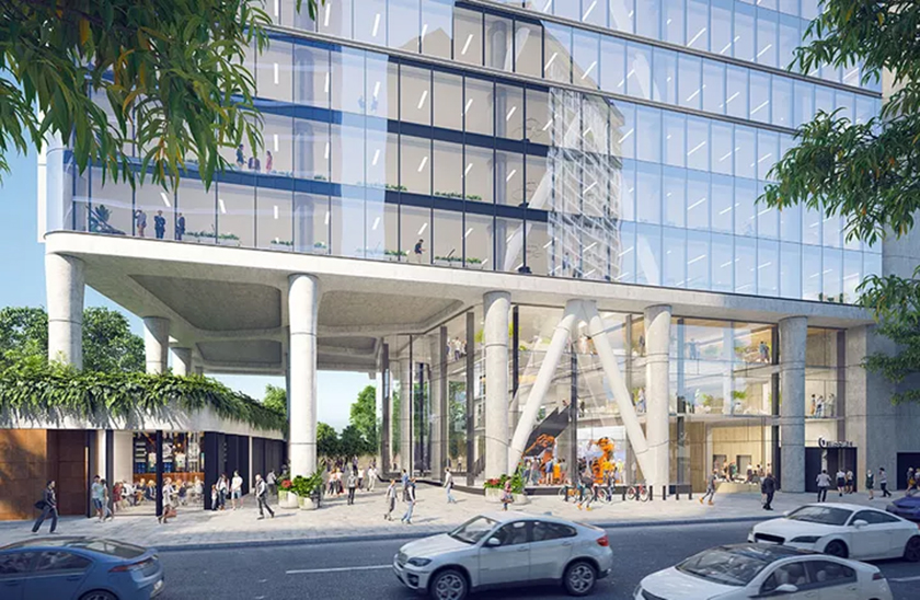 A rendering of the new Engineering Hub planned for the Parramatta CBD.