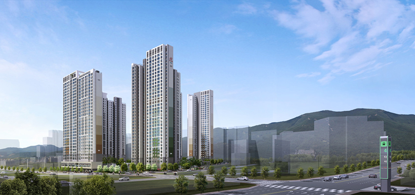 Hyundai Engineering & Construction has begun sales for a seven-block residential complex in Daegu.
