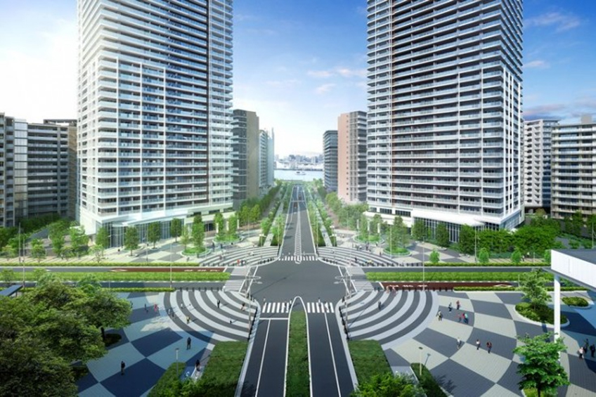 Harumi Flag Project in Tokyo Rendering, Photo Credit: Real Estate Japan.