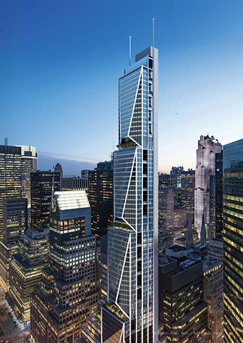 The supertall is part of the Midtown East Rezoning.