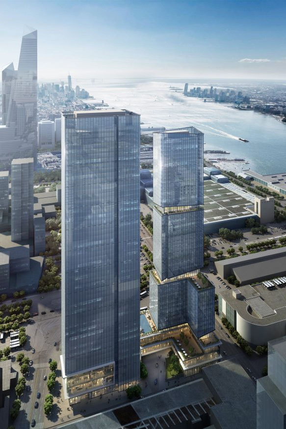 An estimated one million-square-foot mixed-use project is planned for the site. Rendering courtesy of Ulysses Peinado