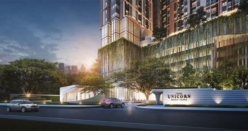 Altitude Unicorn Sathorn-Tha Phra will be a 34-story high-rise condominium in Talat Phlu.