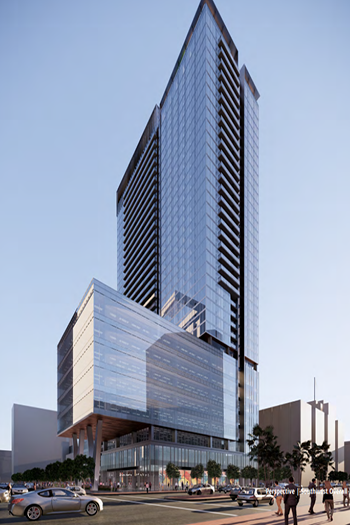 Courthouse Commons is eyeing an April 2020 groundbreaking and summer 2023 opening.