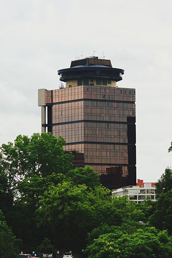 The penthouse was built specifically for New York state’s first revolving restaurant.