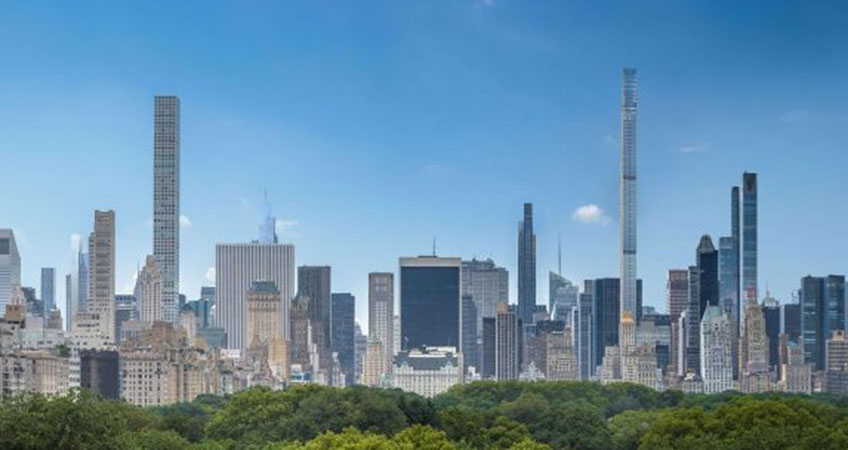 New York City's skyline is changing, with the topping off of two new supertall buildings.