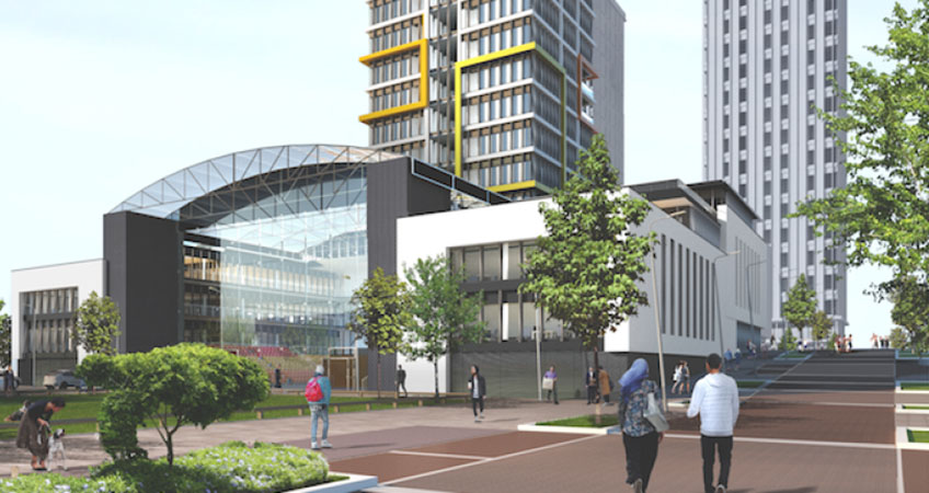 The plans include building three office and residential towers as part of an initial phase of the project that will transform the Teesside Valley skyline.