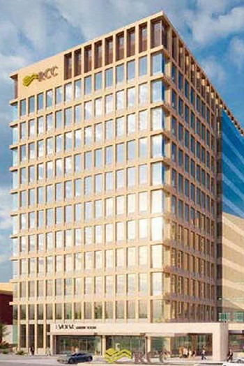 The first tower will rise 13 levels, with 14,000 square meters of rentable space, distributed across nine levels.