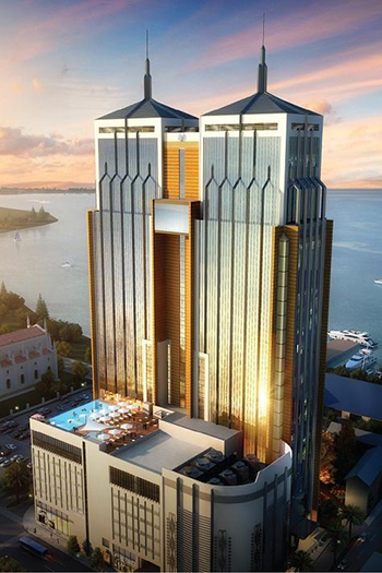 The building offers 193 rooms, as well as 60 fully furnished and serviced apartments.