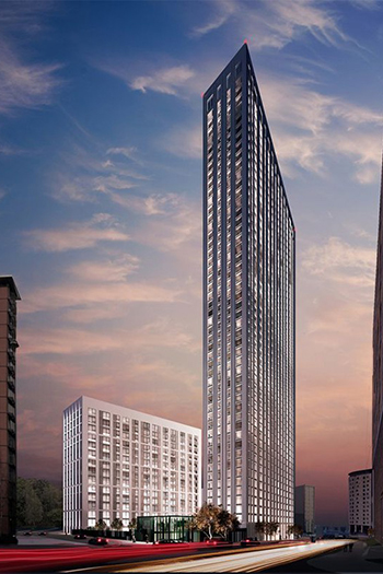 The 51-story development plans to include 667 apartments.