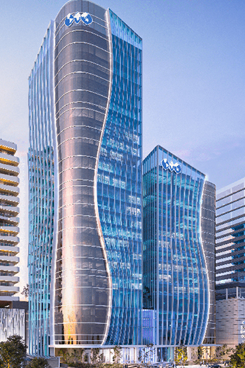 The mixed-use complex will include two residential towers, the JW Marriott Santo Domingo, and two business towers under the WTC brand.