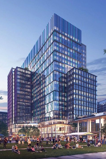 HQ2 is expected to be completed by 2023 and could transform the district, which is largely made up of high-rise residential buildings and low-rise warehouses.
