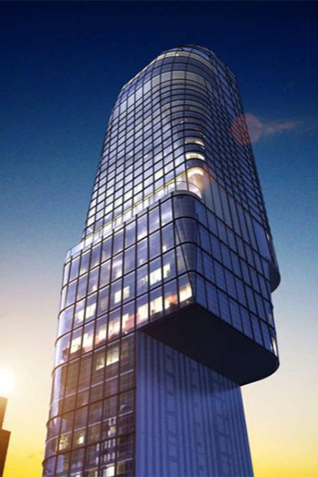 H Hotel W39 in New York City's Midtown neighborhood has begun its ascent.