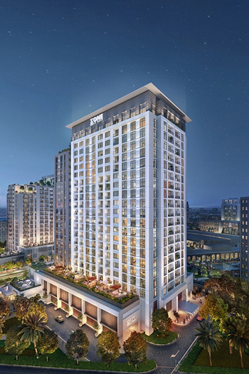 The 21-story ONE La Gare will offer 187 one- to four-bedroom residential units.