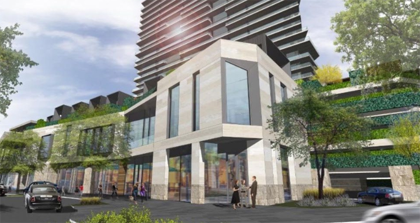 The hotel and residential tower is part of a 19-hectare development that already includes apartment and office functions.