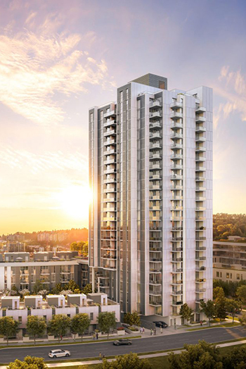 Paradigm is a three-component project that is part of the River District master plan in Vancouver.