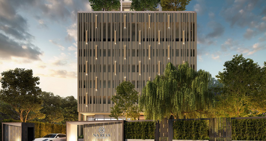 The 29-story building will have 253 one- and two-bedroom units.
