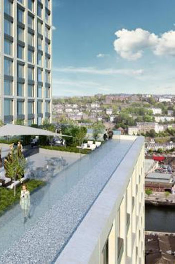 The proposed JCD apartment building on Albert Quay. Source: G-Net 3D