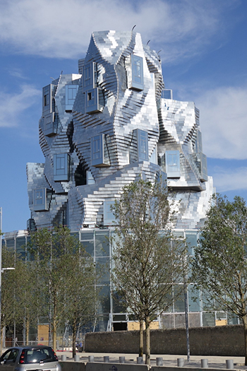 The design of the 56-meter-tall structure was said to resemble rock formations found near the city.