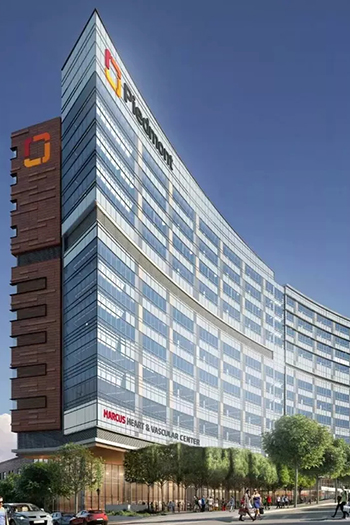 Ultimately promising some 400 hospital beds and 10 operating rooms, the Peachtree Street complex would take some of the burden off nearby healthcare facilities.