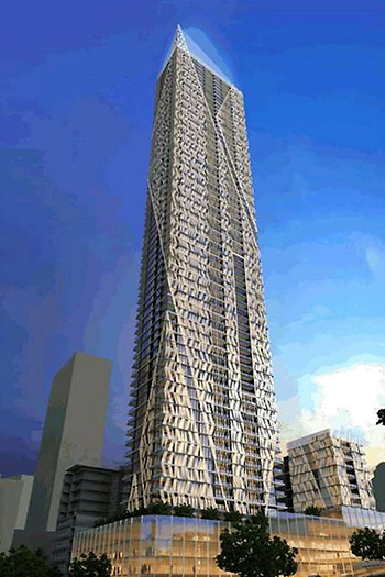 The development will include residential and commercial space and an 11-story building next door.