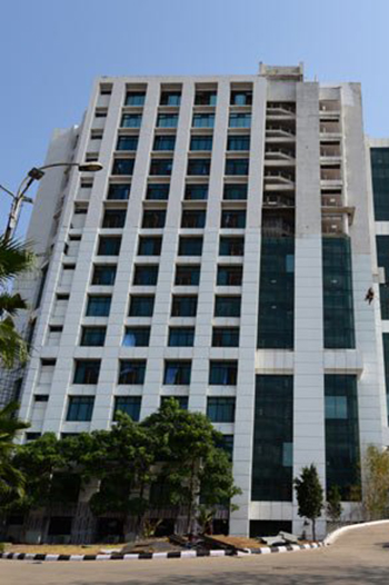 The unused sports tower will be converted into a hospital with 750 specialty beds and 750 general beds to accommodate a surge in patients due to the pandemic.