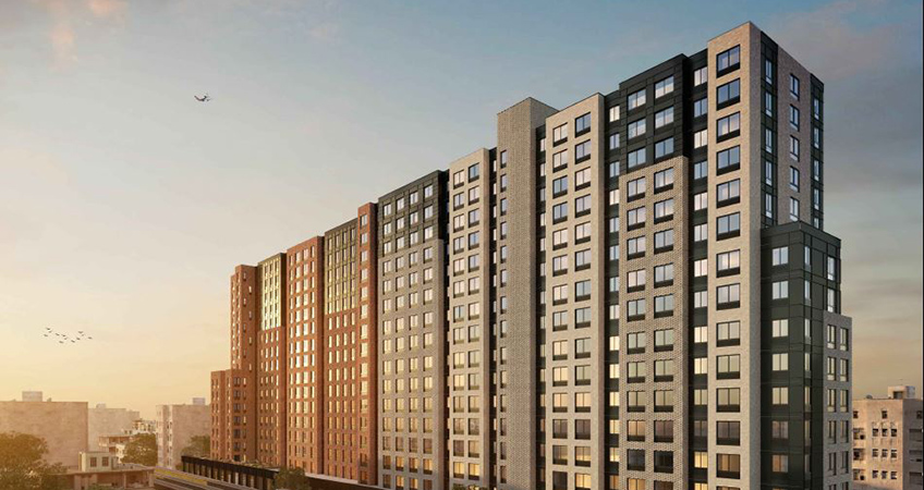 Two 17-story residential towers will make up a new complex in New York City's South Bronx neighborhood.