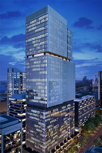 Laneway entry at Victoria Cross Metro station. Image Credit: Lendlease.