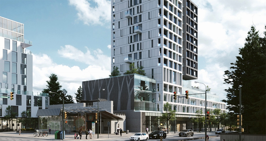  Site of 427-477 West 49th Avenue, Vancouver. (Transca Development/GBL Architects)