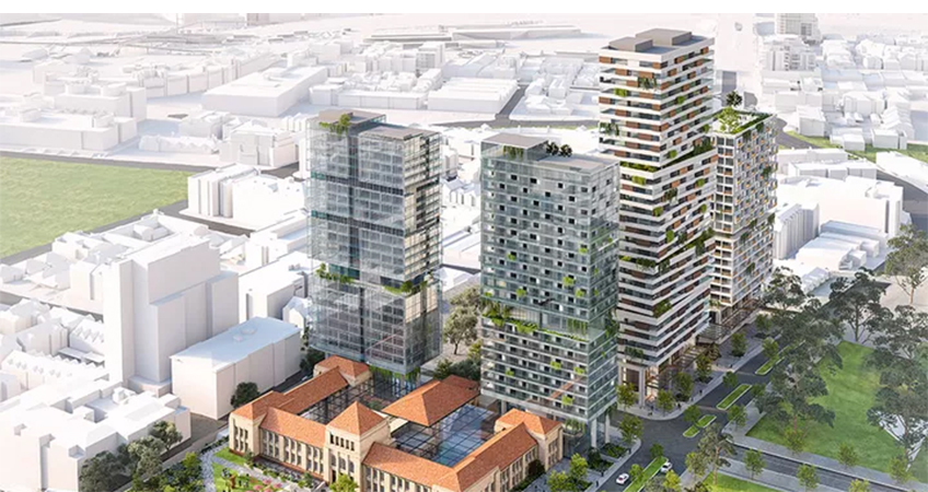 Guidelines for the six-tower residential master plan have been released to fund managers.