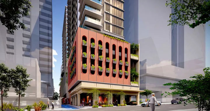 The development proposed for South Brisbane would add 124 apartments to the area's housing supply.