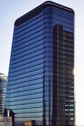 More than 4,000 construction workers helped deliver the tower, which was delivered using 36,400 cubic meters of concrete. Image: Supplied