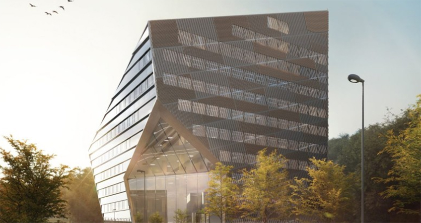 The recently-completed building is the fourth in the 