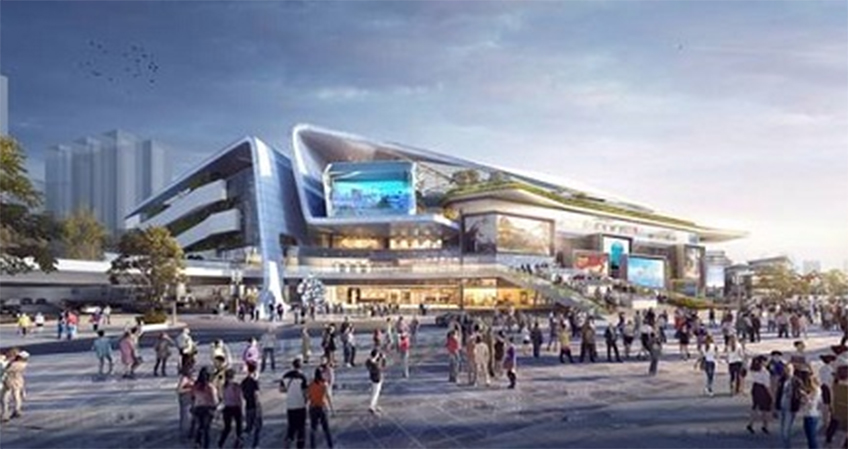 The development aims to be integrated with surrounding water features, including wetlands and a river.