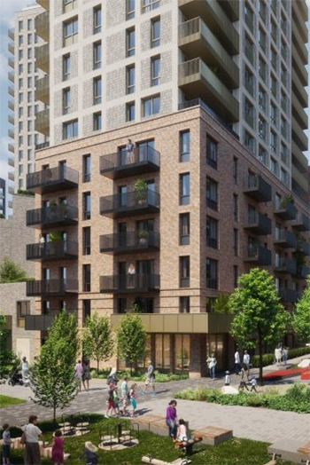 The scheme is set to deliver nearly 1,000 homes, 45 percent of which are set to be affordable.