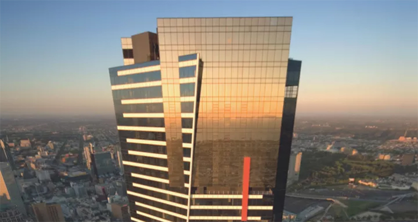 Melbourne's iconic 24-carat gold-plated Eureka Tower. Image: JLL