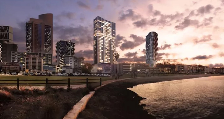 Hassell designed plans for 88 Mill Point Road, South Perth.