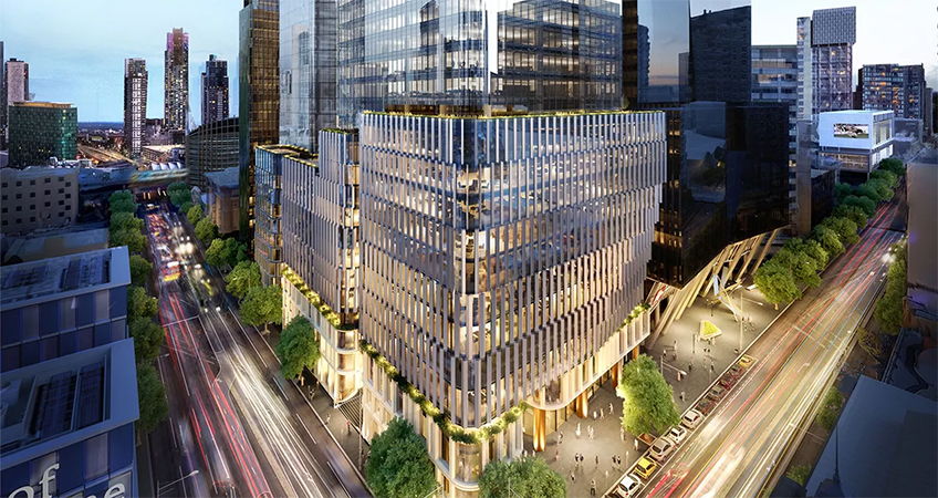 The first phase of the development will consist of a premium grade office tower.