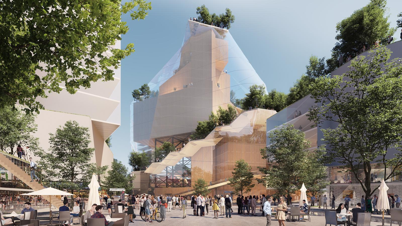 In the reimagined Heuvel shopping center, a 