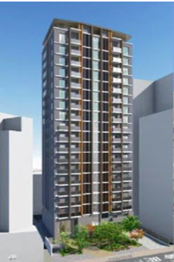 Mansion Kyoto Shirokanedai will be redeveloped in part to meet earthquake resistance standards. Image credit: Hankyu Hanshin Holdings
