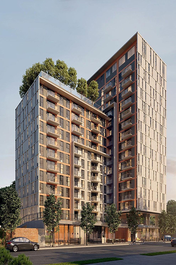 Vidalta Apartamentos will provide 179 residences once completed. Image credit: Arkterra